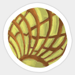 Yellow Concha - Pan Dulce Sweet Bread Sticker